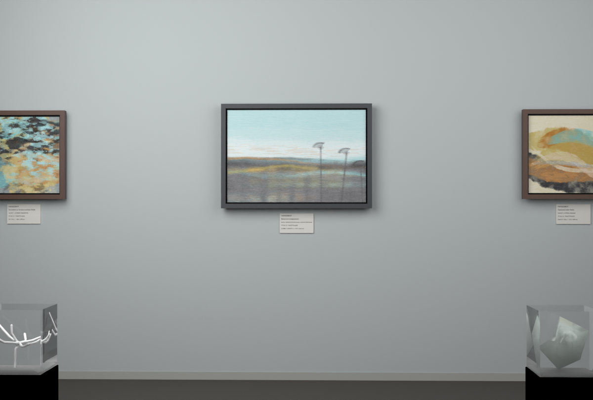 Broken Distant Bank · Distant Seed Bank · gallery context room view