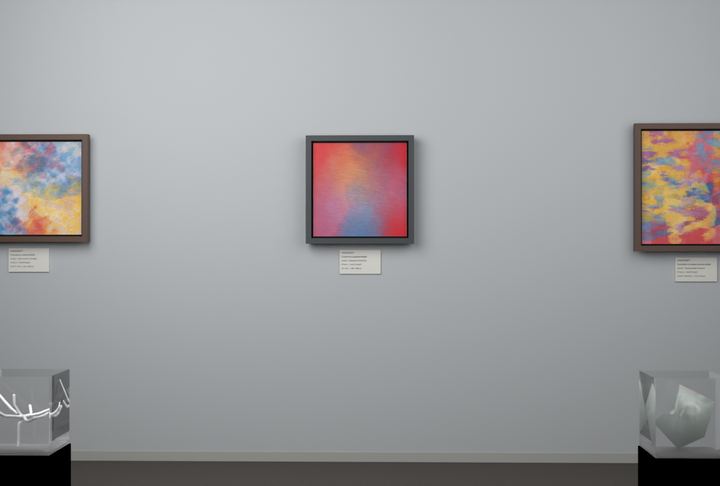 Oblique Transition — Continuous-gradient fields, palette 257