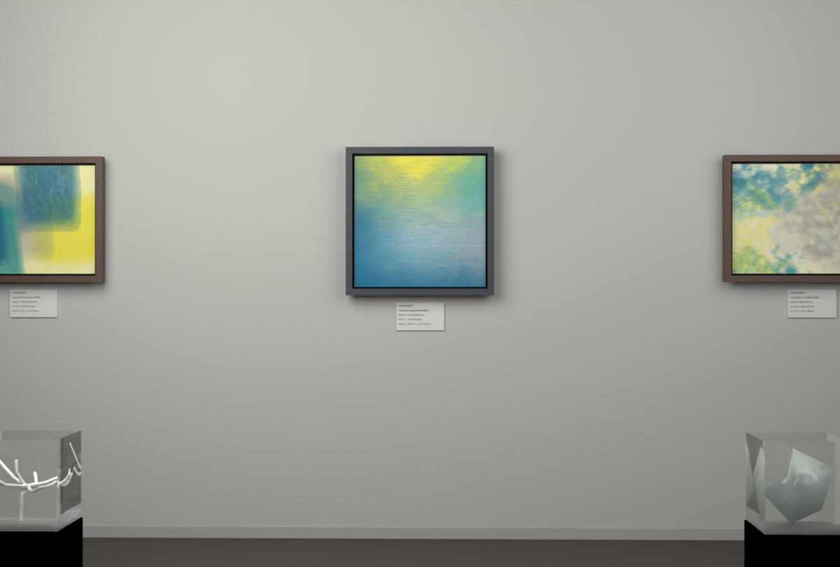 Off-Centre Pool · gallery context room view