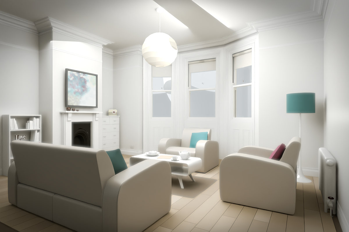 Broken Archipelago · white original room view