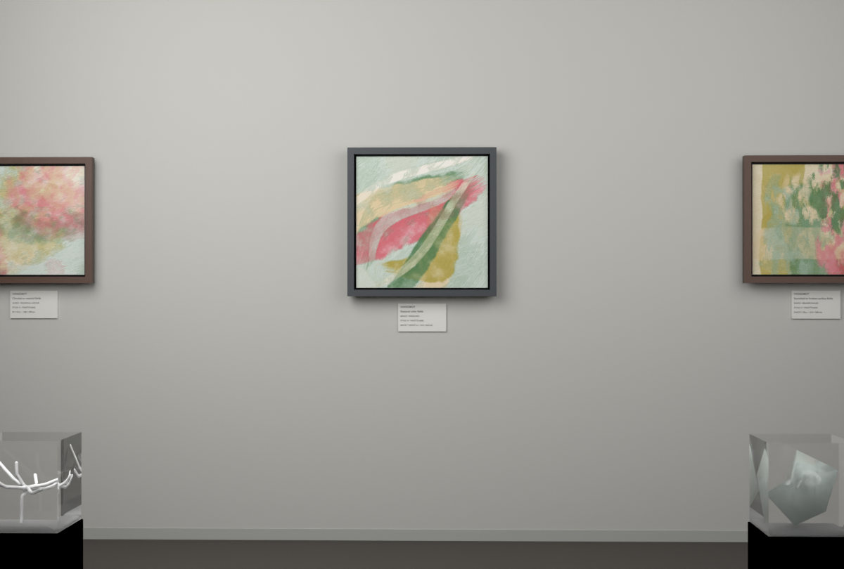 Rising Arc · gallery context room view