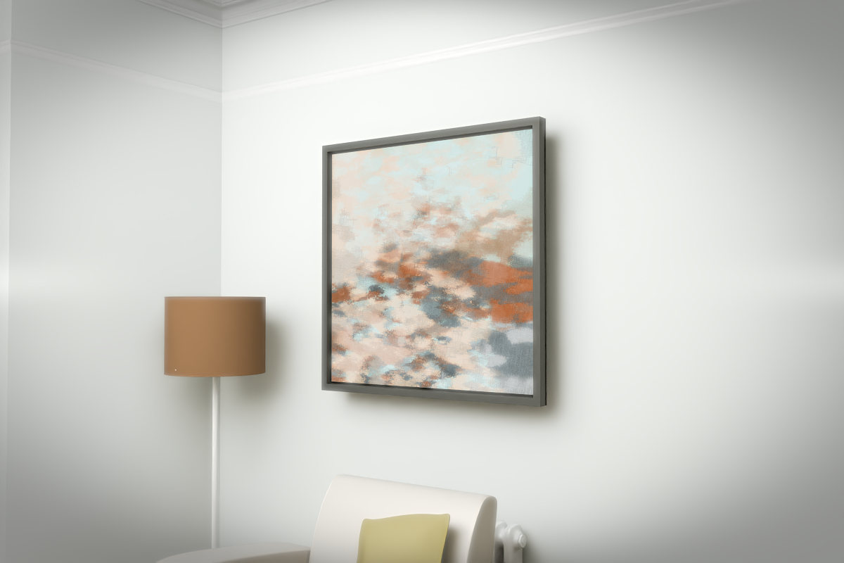 Cross-Rubbed Surface · white right context room view