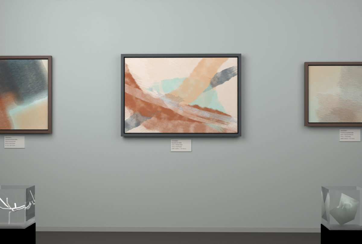 Opposed Sweeps · gallery context room view