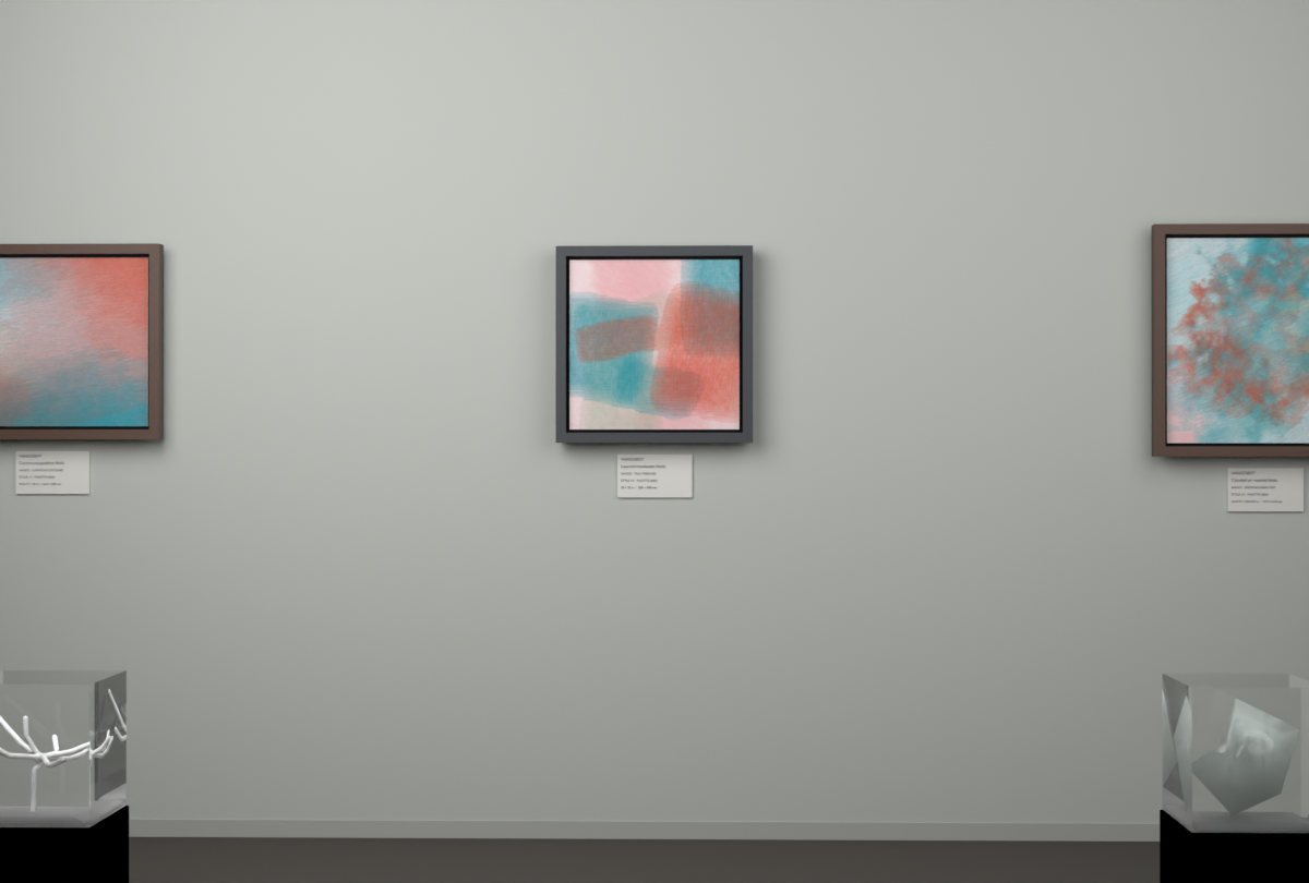Tall Passages · gallery context room view