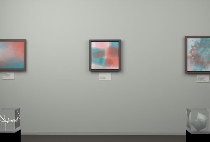 Tall Passages — Layered translucent fields, palette 264