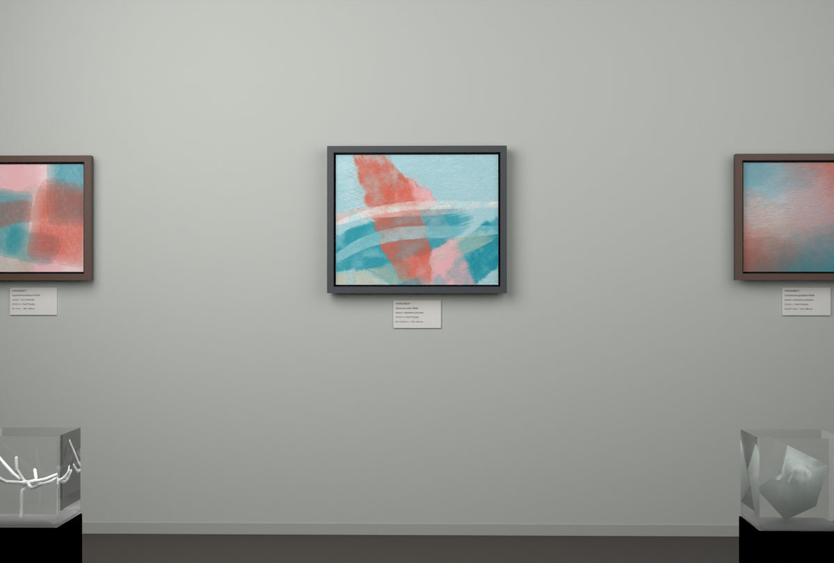 Crossing Gestures · gallery context room view