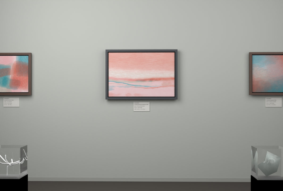 Broken Distant Bank · gallery context room view