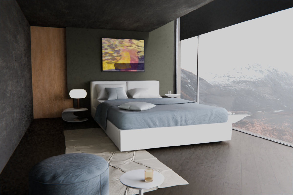 Lateral Erosion · over bed room view