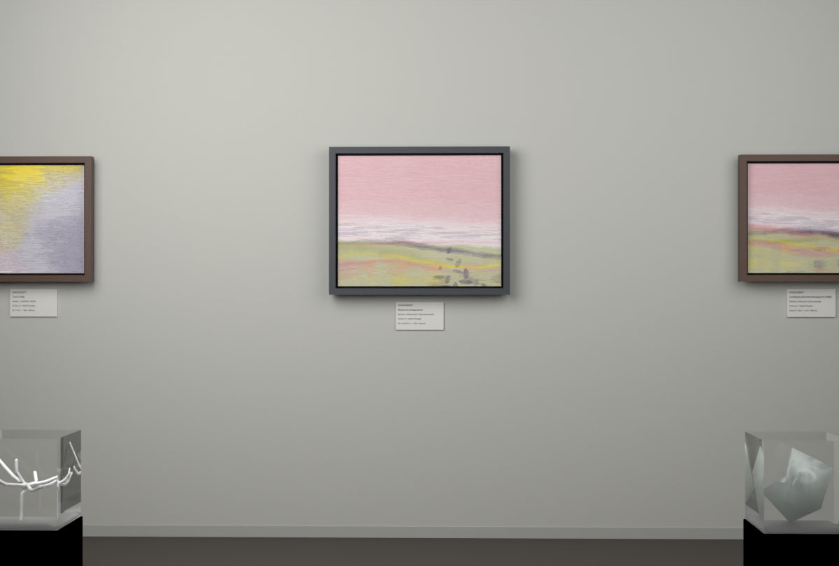 High Haze · Kelp Shallows · gallery context room view