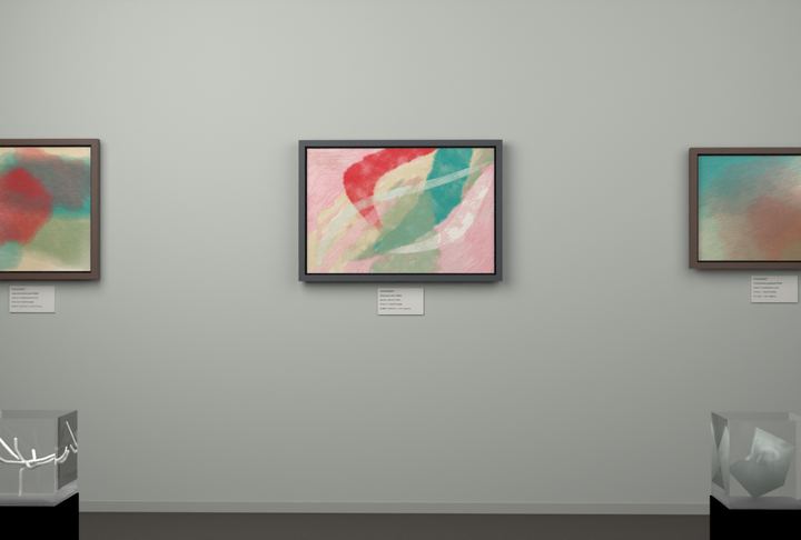 Broad Turn — Gestural color fields, palette 266