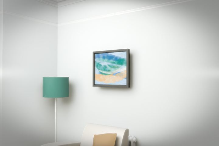 Lateral Release — Gestural color fields, palette 267