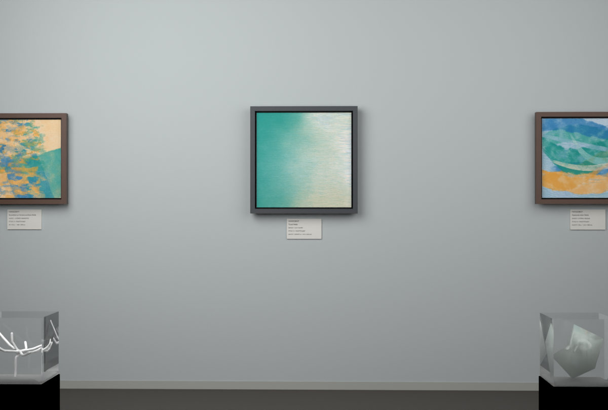 Low Glow · gallery context room view