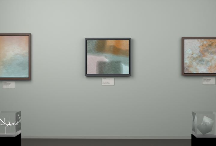 Open Centre — Layered translucent fields, palette 268