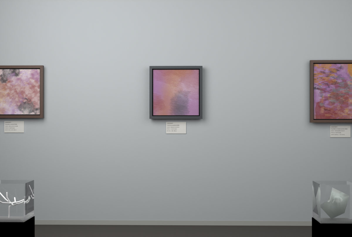 Oblique Transition · gallery context room view