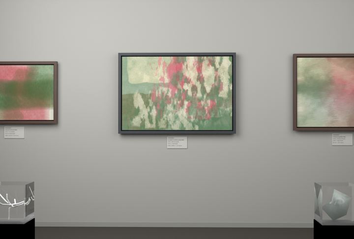 Vertical Scrapes — Scumbled or broken-surface fields, palette 270