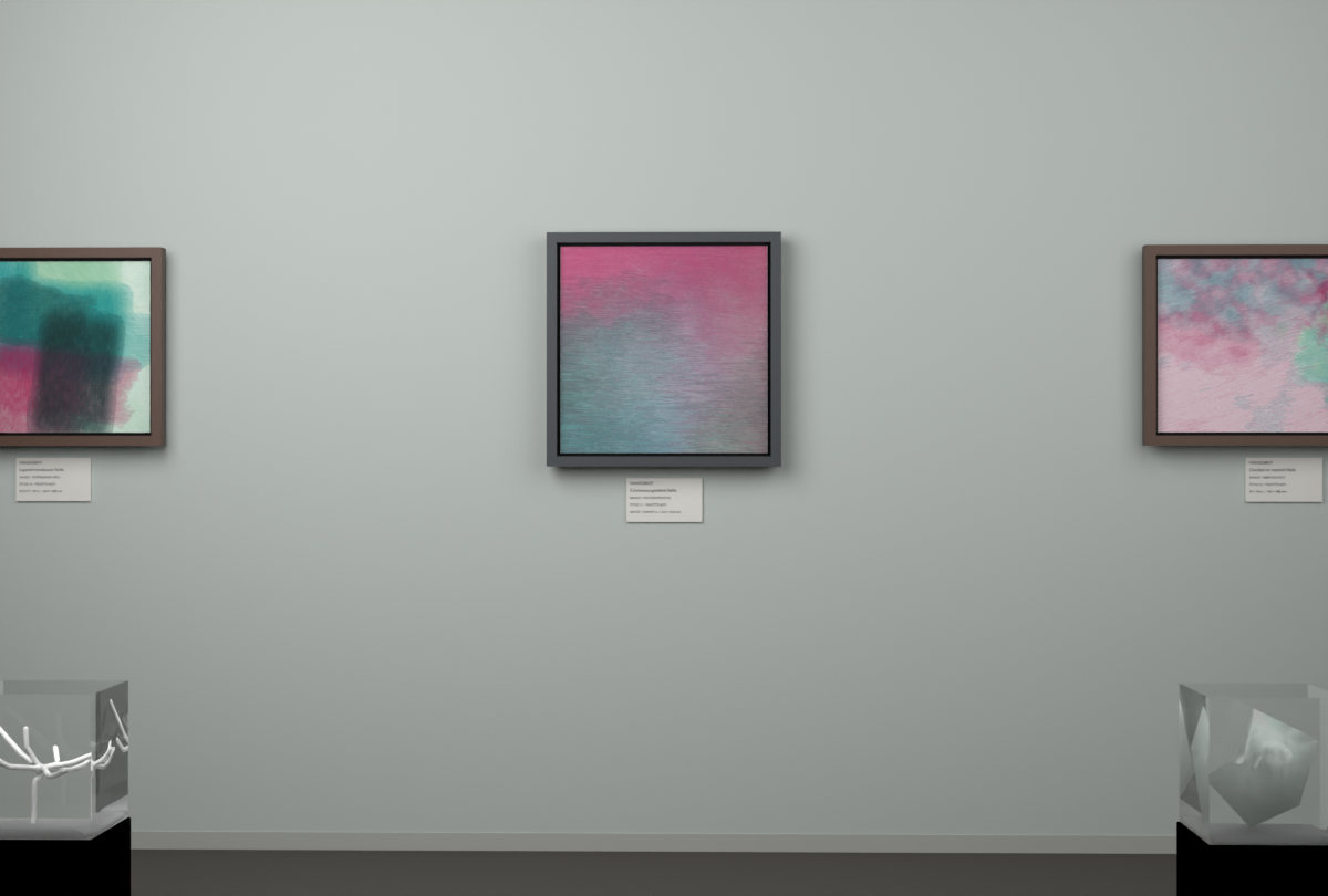 Off-Centre Pool · gallery context room view