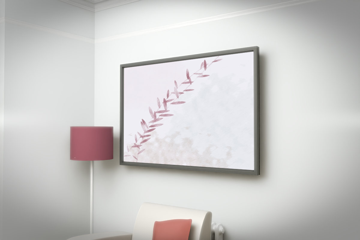 Botanical Arc Of Fern · white right context room view
