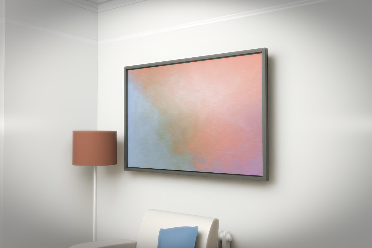 Enveloping Haze · white right context room view