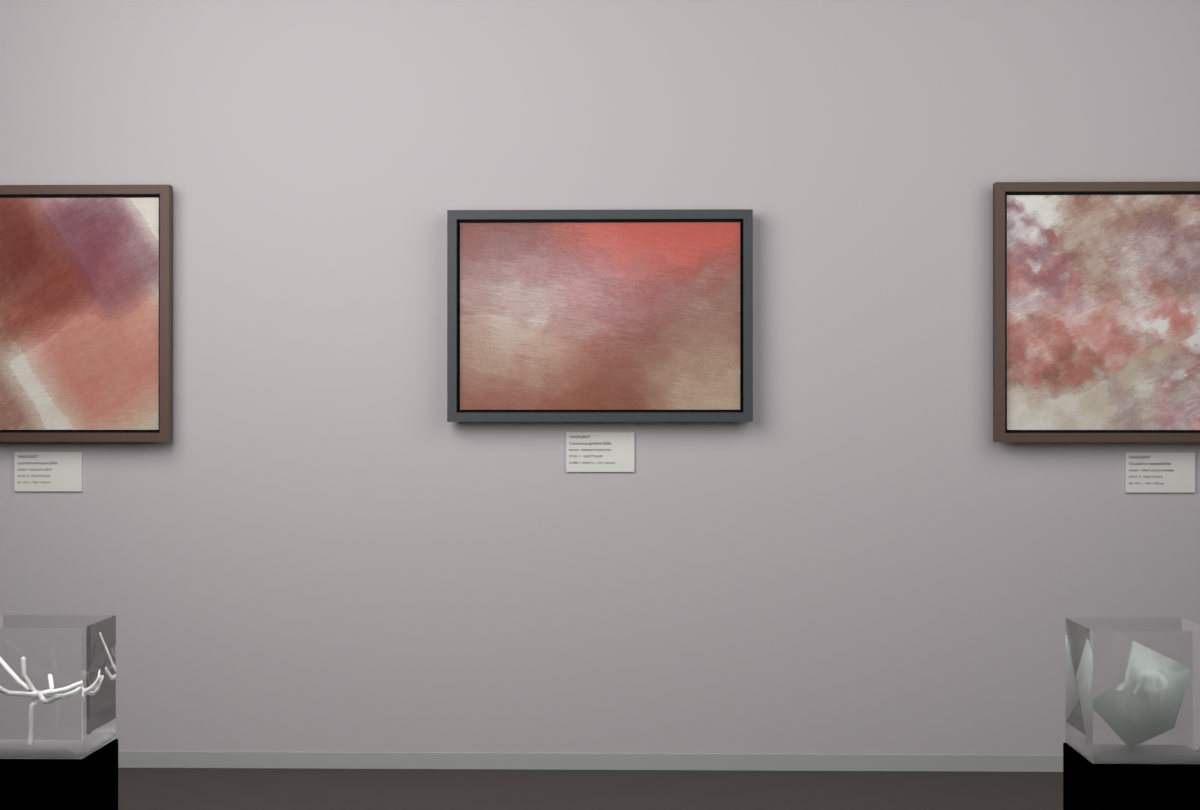 Oblique Transition · gallery context room view