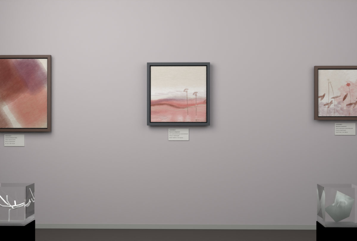 Broken Distant Bank · Distant Seed Bank · gallery context room view