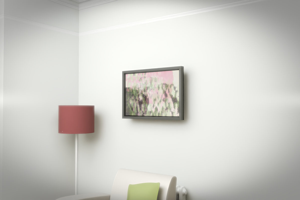 Vertical Scrapes · white right context room view
