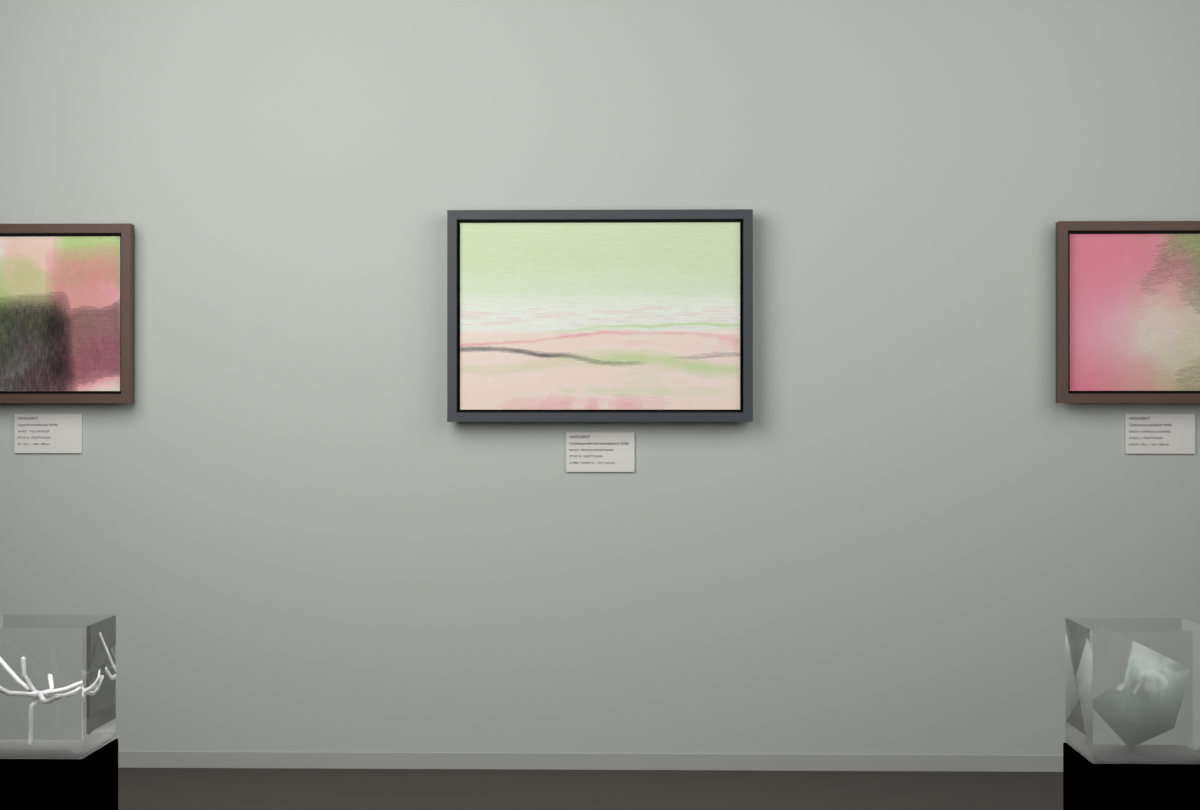 Broken Distant Bank · gallery context room view