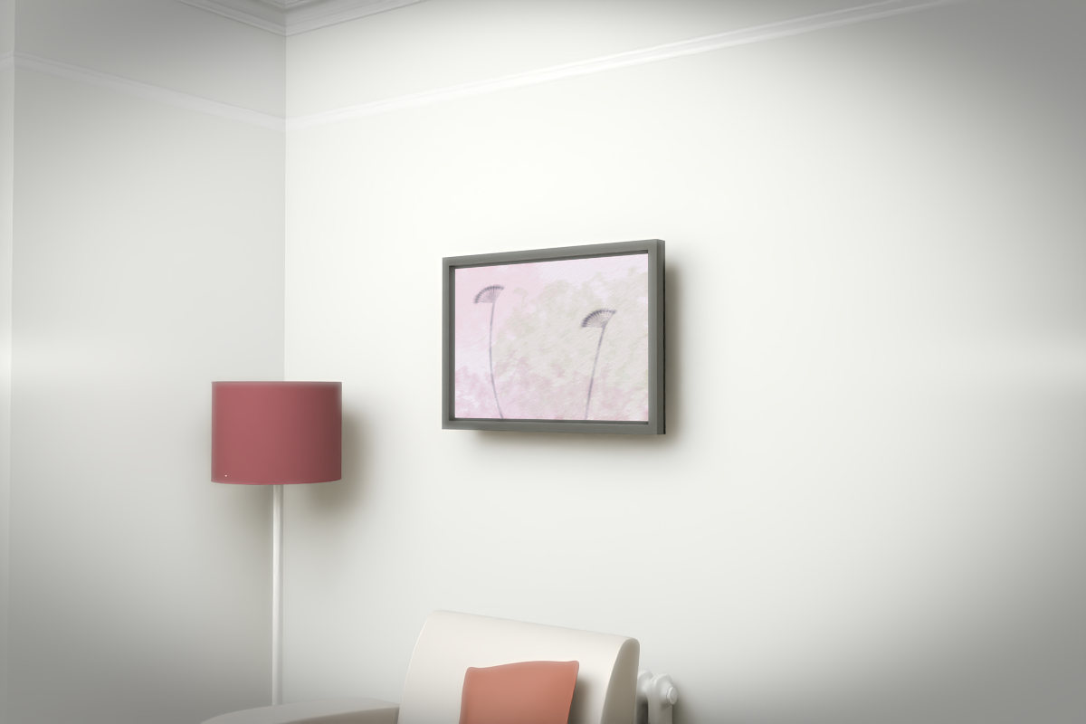 Botanical Umbel Constellation · white right context room view