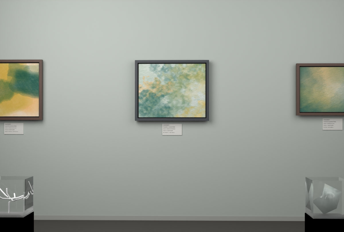 Banked Atmosphere · gallery context room view