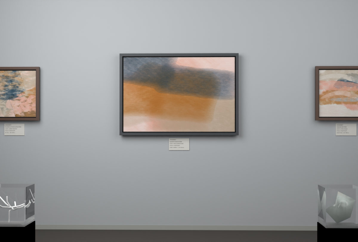 Cross-Current Planes · gallery context room view