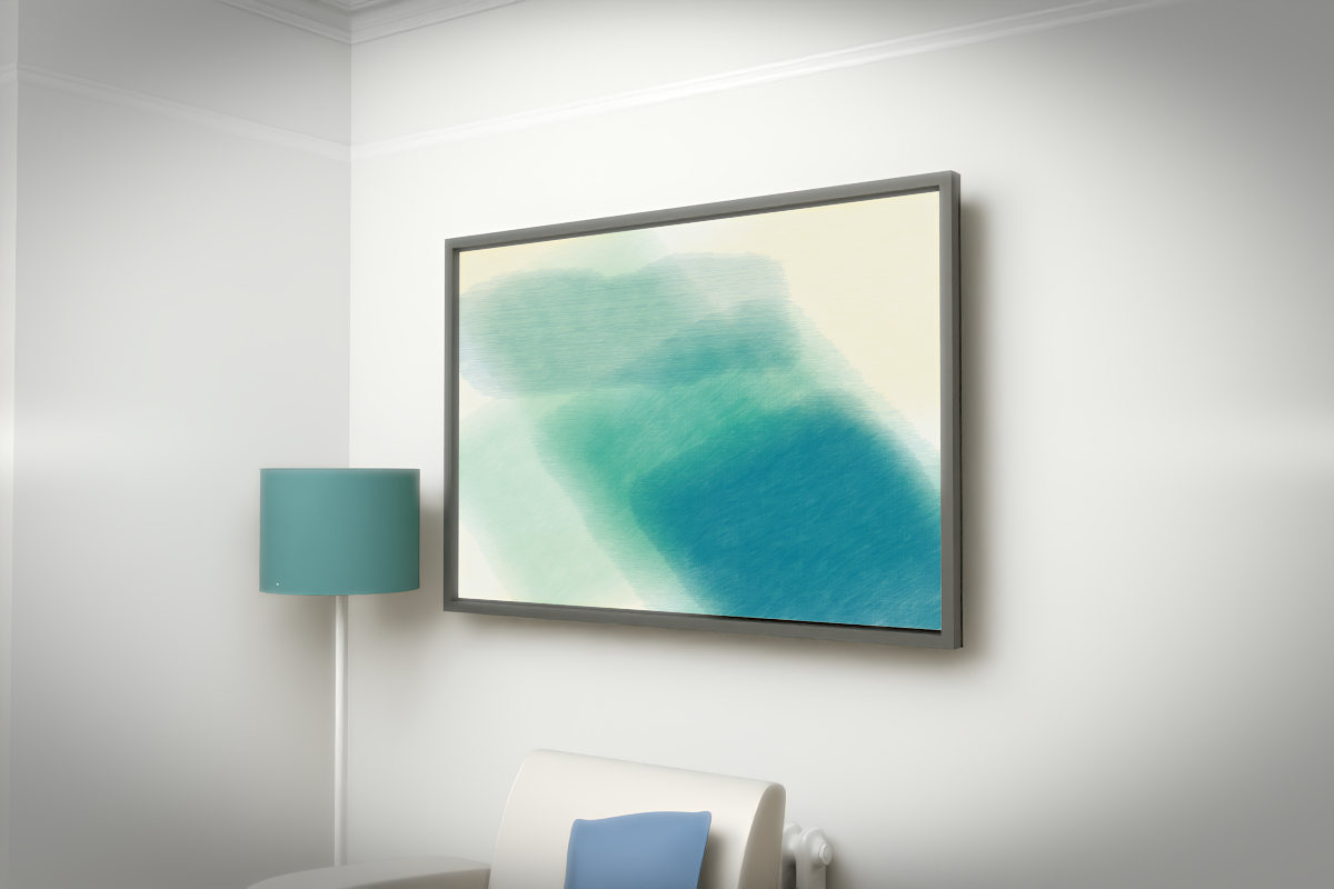 Diagonal Drift · white right context room view