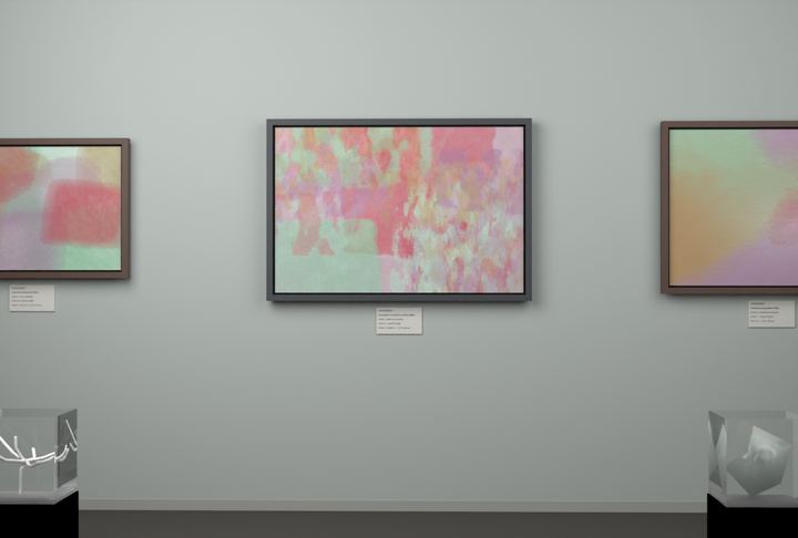 Vertical Scrapes — Scumbled or broken-surface fields, palette 282