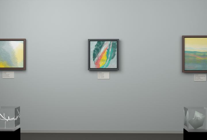 Broad Turn — Gestural color fields, palette 284