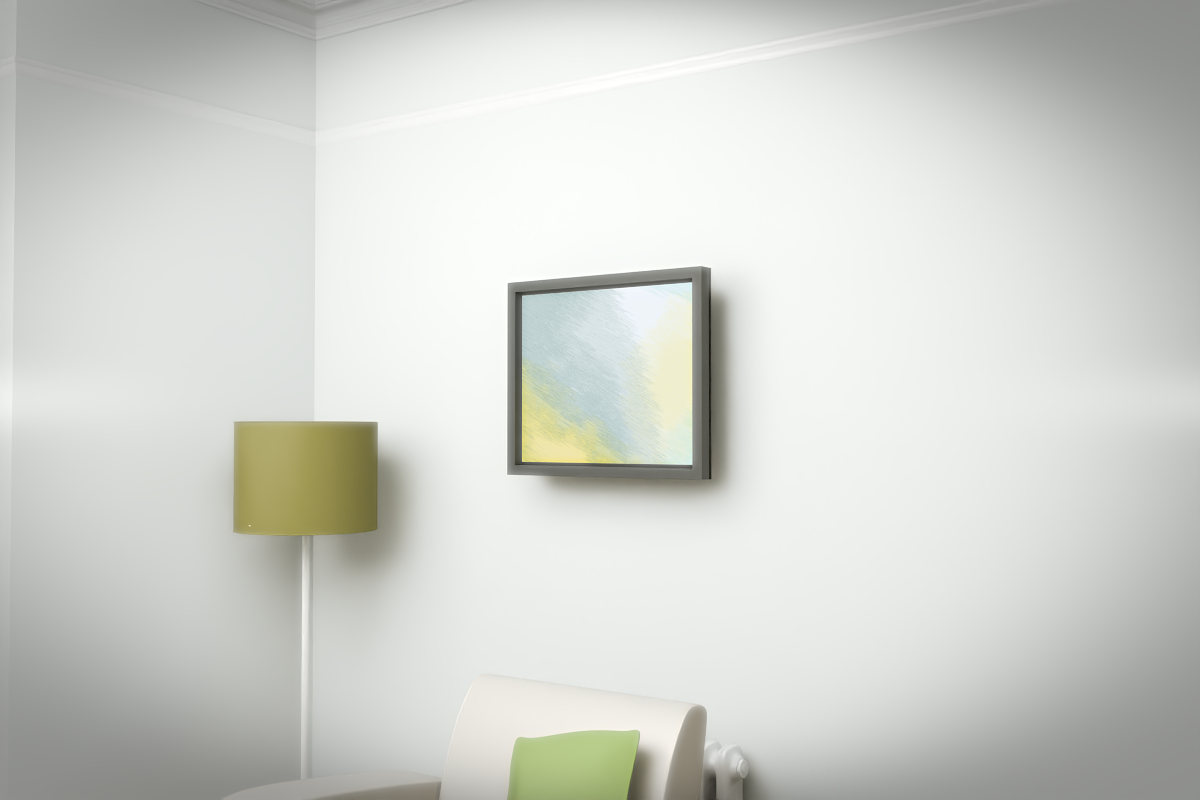 Diagonal Breath · white right context room view