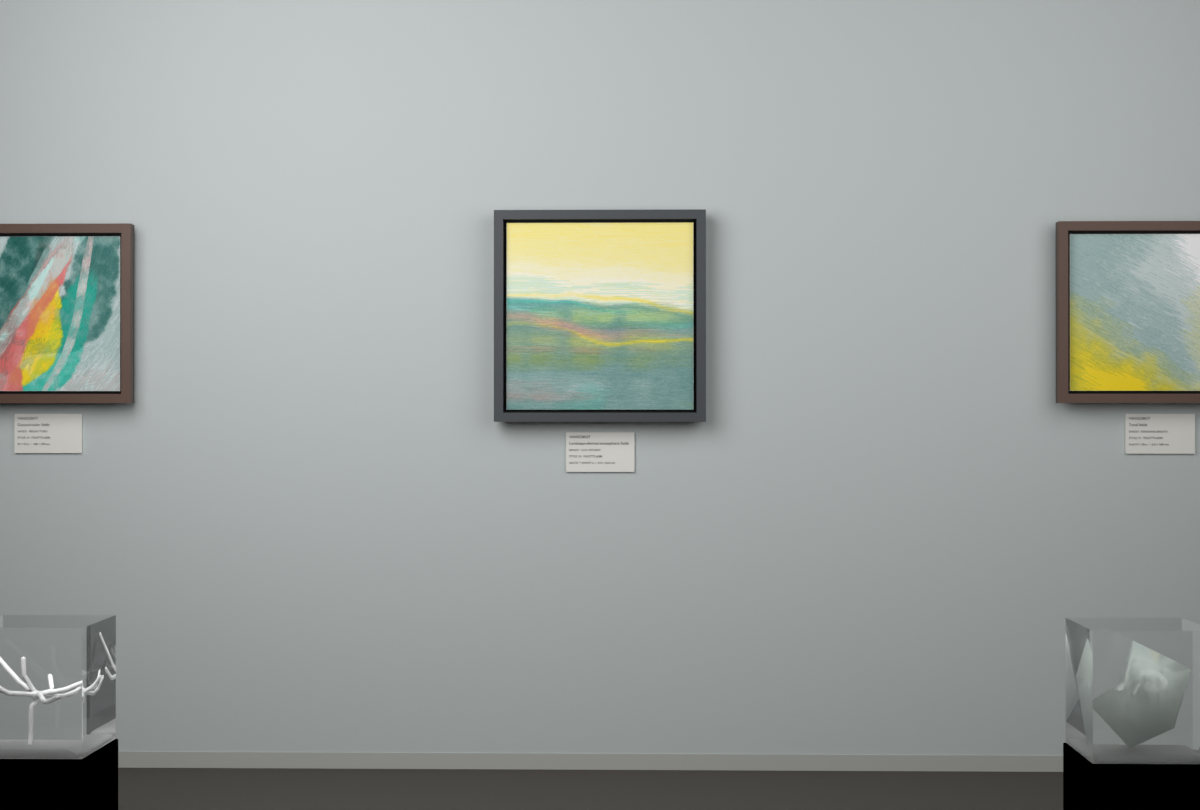 Low Estuary · gallery context room view