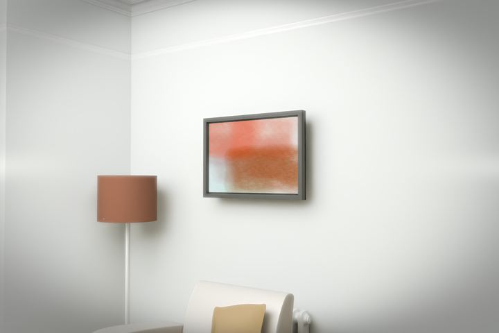 Cross-Current Planes — Layered translucent fields, palette 285