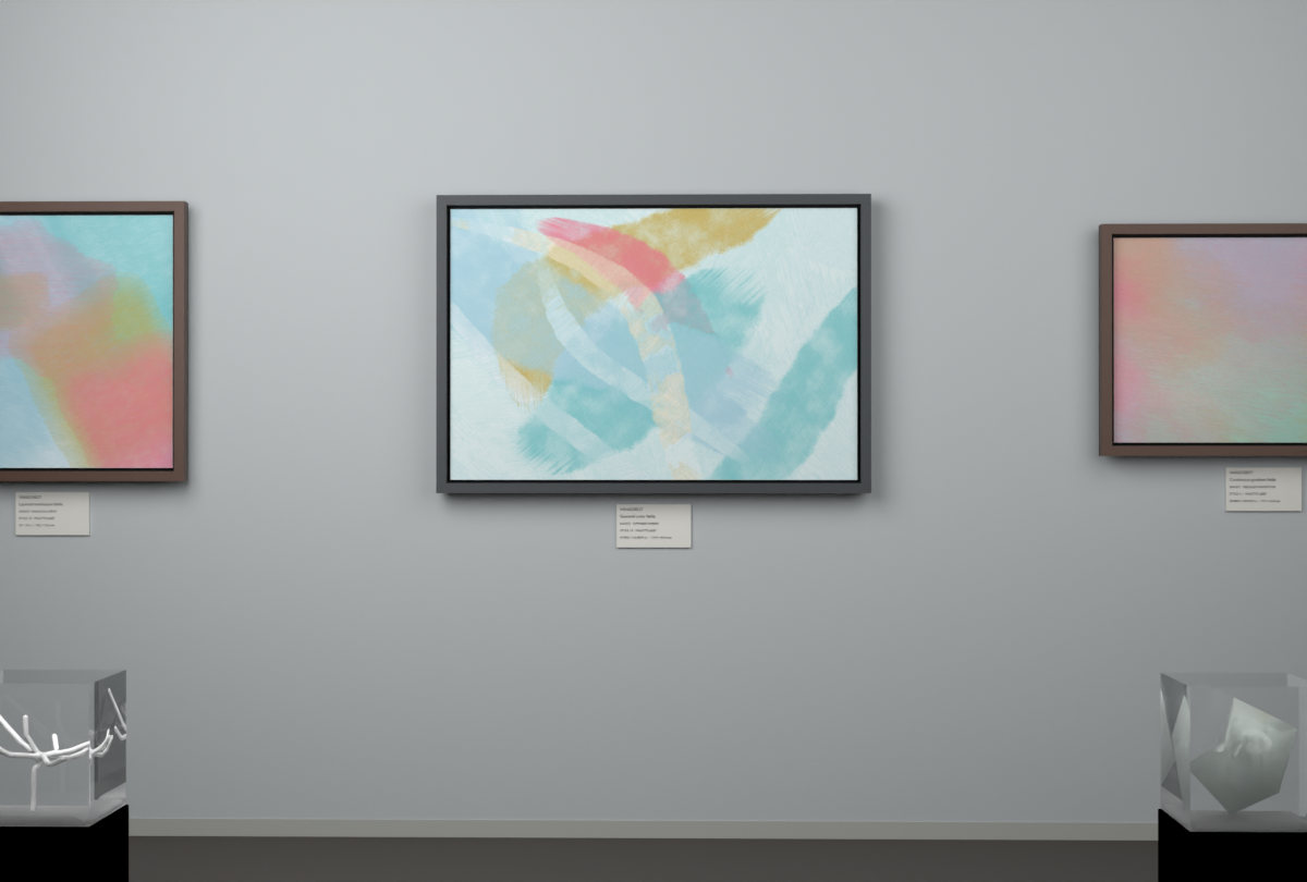 Opposed Sweeps · gallery context room view