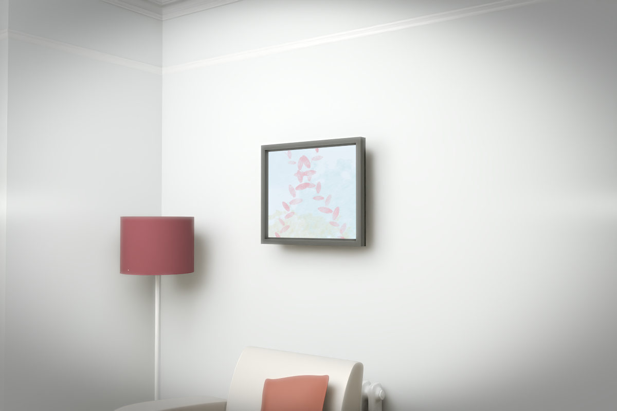 Botanical Coastal Kelp · white right context room view