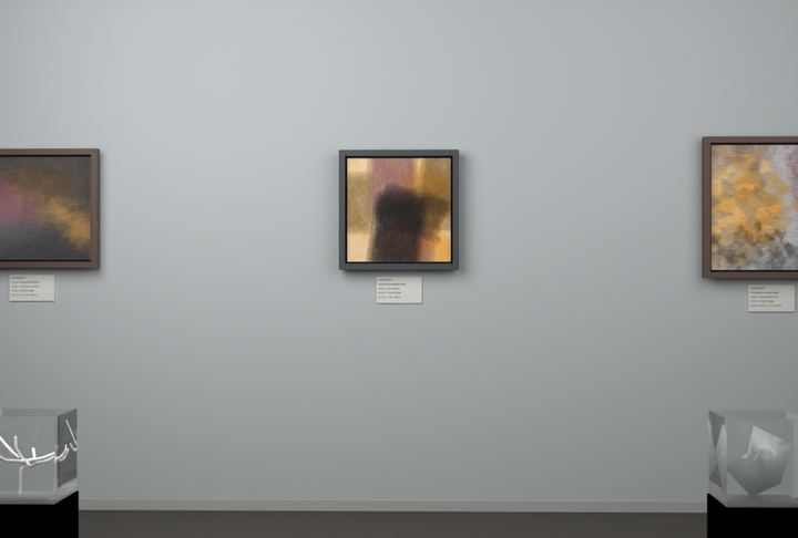 Tall Passages — Layered translucent fields, palette 288