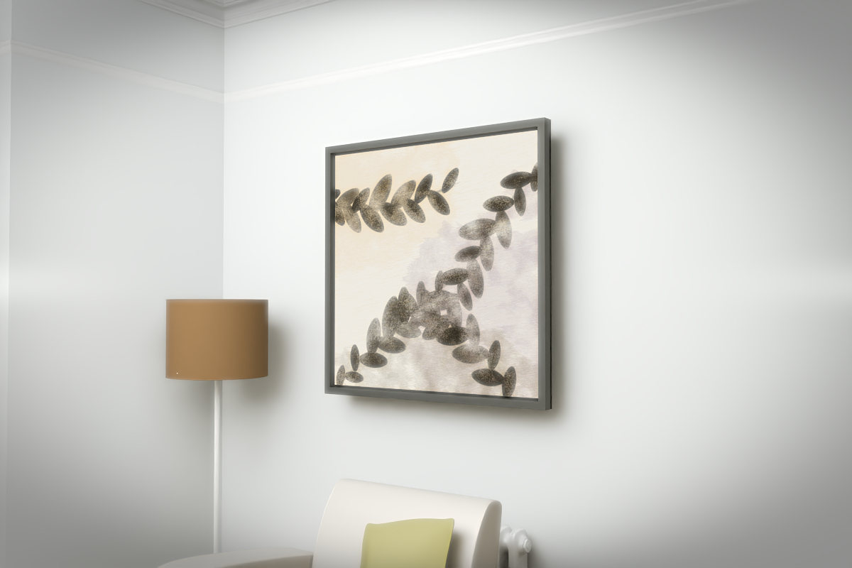 Botanical Canopy From Below · white right context room view