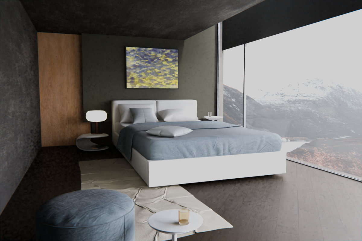 Lateral Erosion · over bed room view