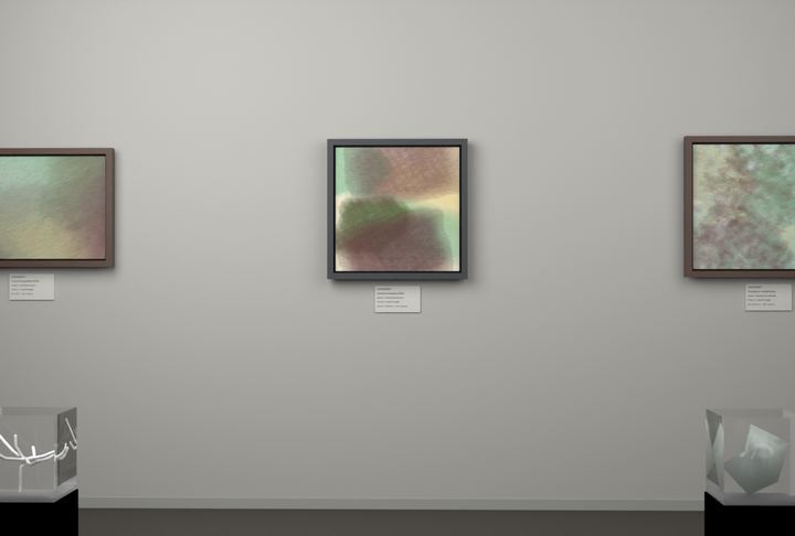 Interlocking Veils — Layered translucent fields, palette 290