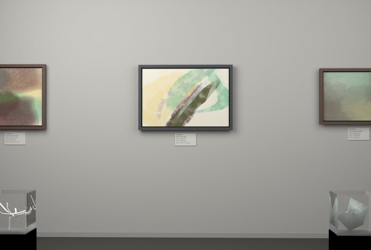 Broad Turn · gallery context room view