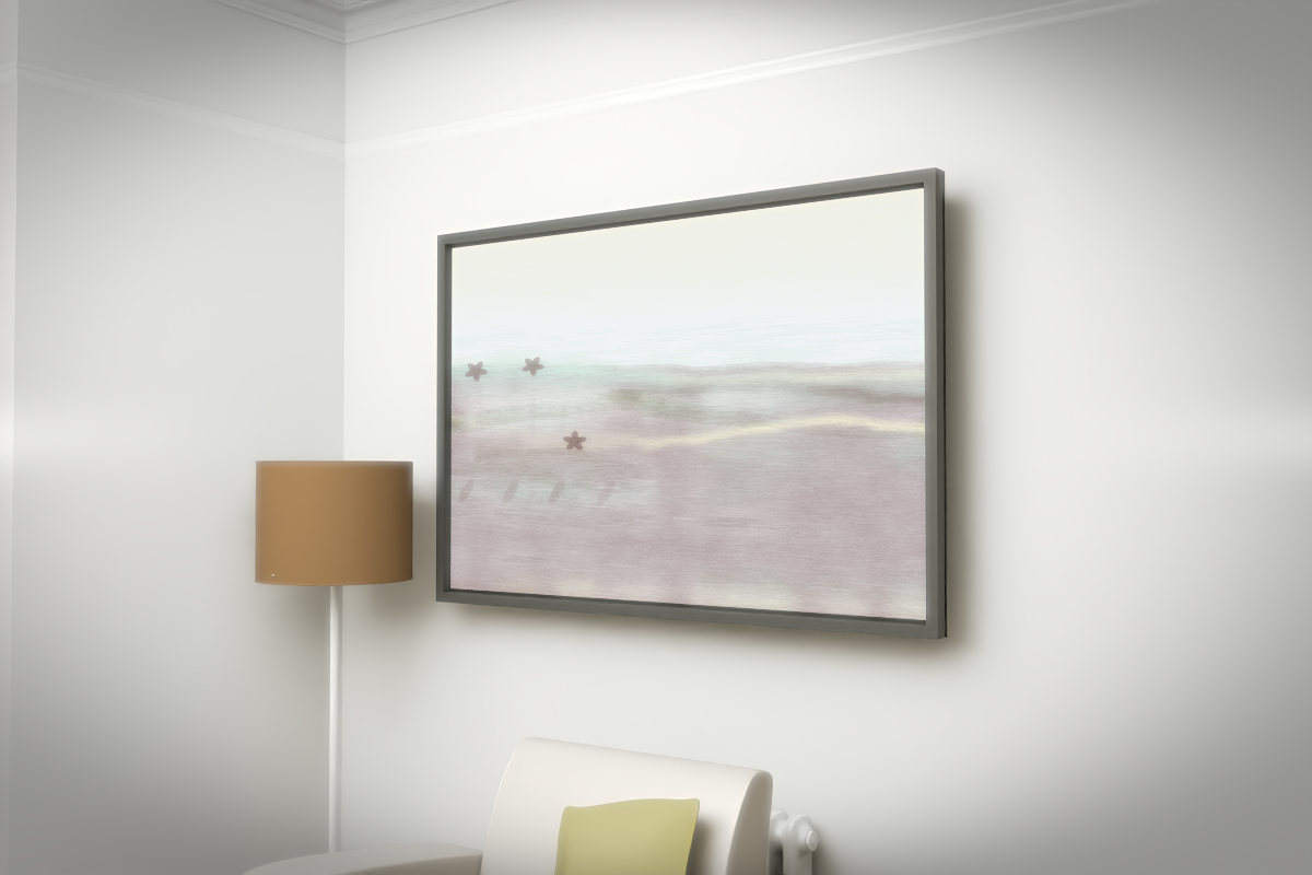 Low Estuary · Meadow At Sunrise · white right context room view