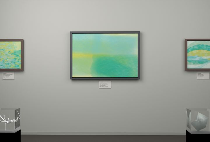 Cross-Current Planes — Layered translucent fields, palette 291