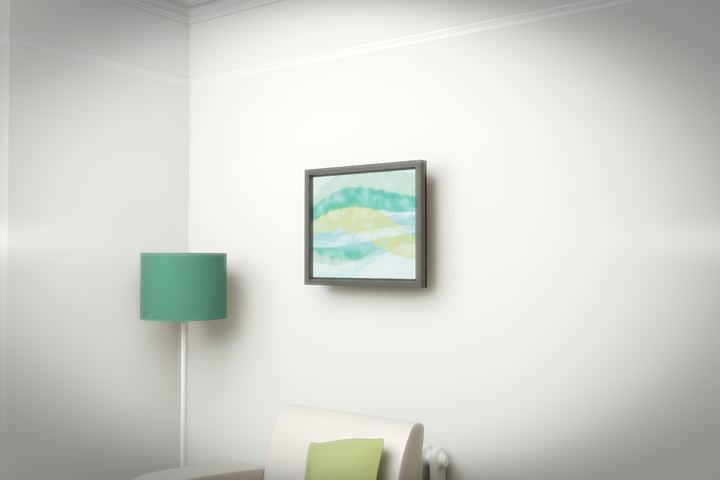 Lateral Release — Gestural color fields, palette 291