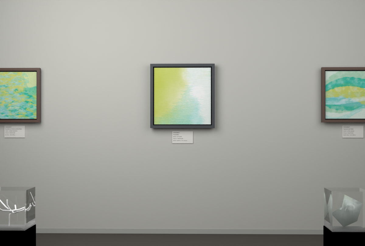 Low Glow · gallery context room view