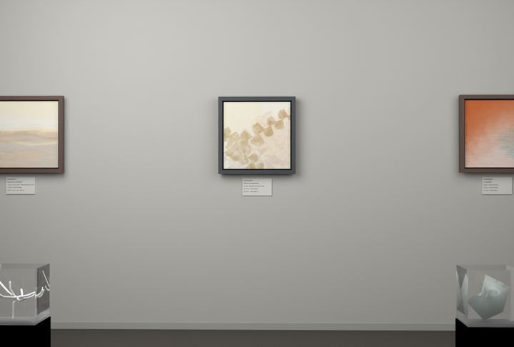 Botanical Ginkgo Rain — Botanical composition, palette 292