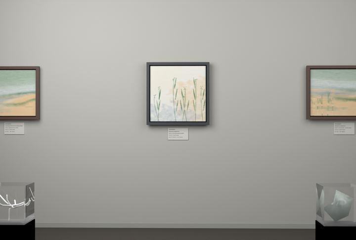 Botanical Reed Crossing — Botanical composition, palette 294