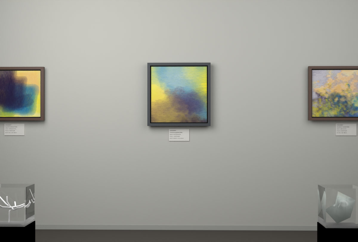 Off-Centre Pool · gallery context room view