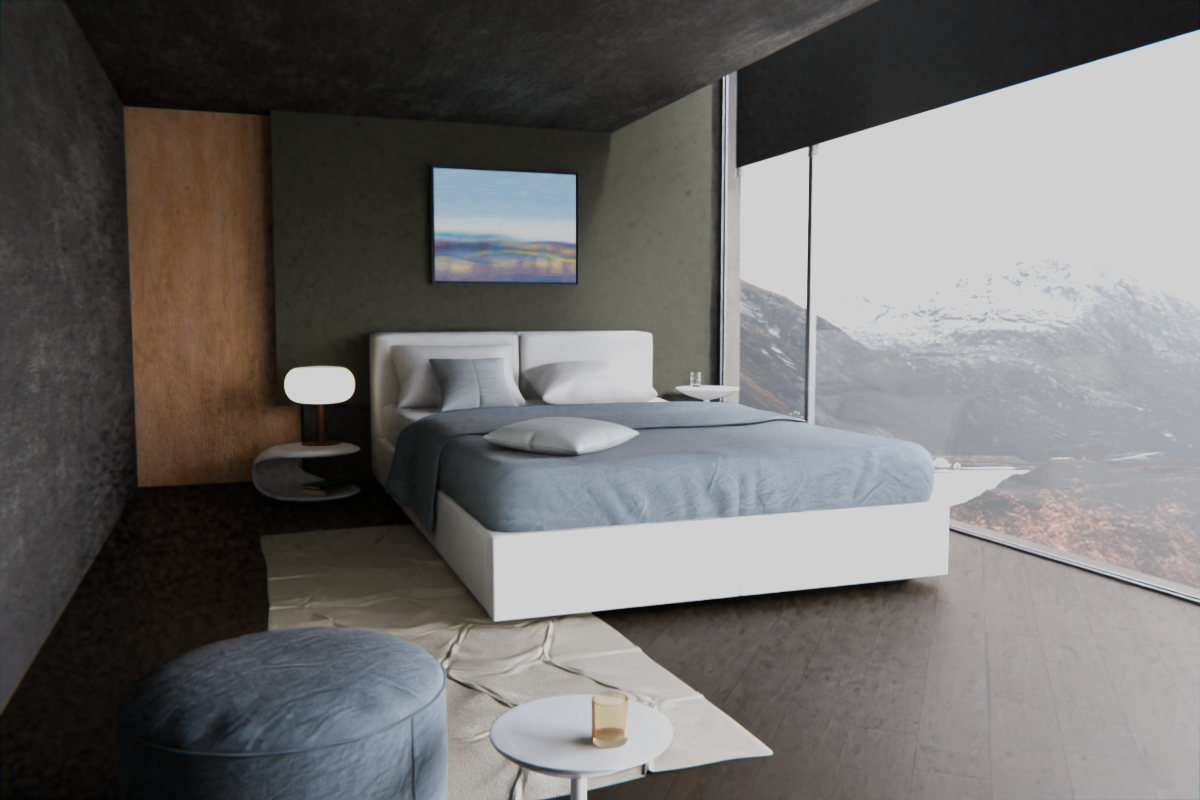 Shallow Tidal Planes · over bed room view